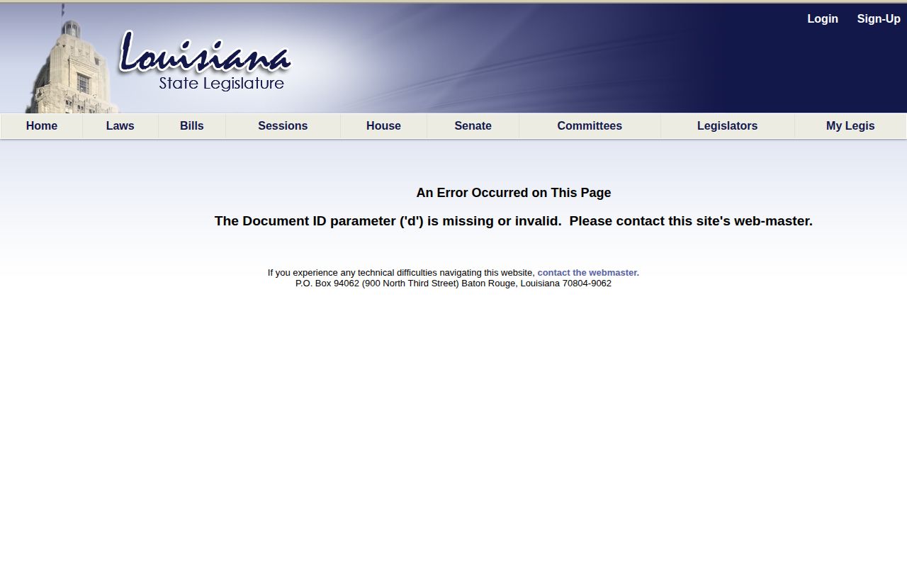 Louisiana law page addressing booking and initial law-enforcement report boundaries